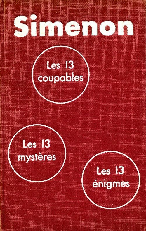 Livrenpoche : Les 13 coupables / Les 13 mystères / Les 13 énigmes - Georges Simenon - Livre