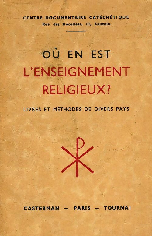 Livrenpoche : Ou en est l enseignement religieux ? - Collectif - Livre
