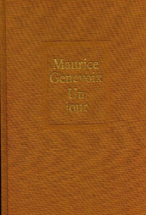 Livrenpoche : Un jour - Maurice Genevoix - Livre