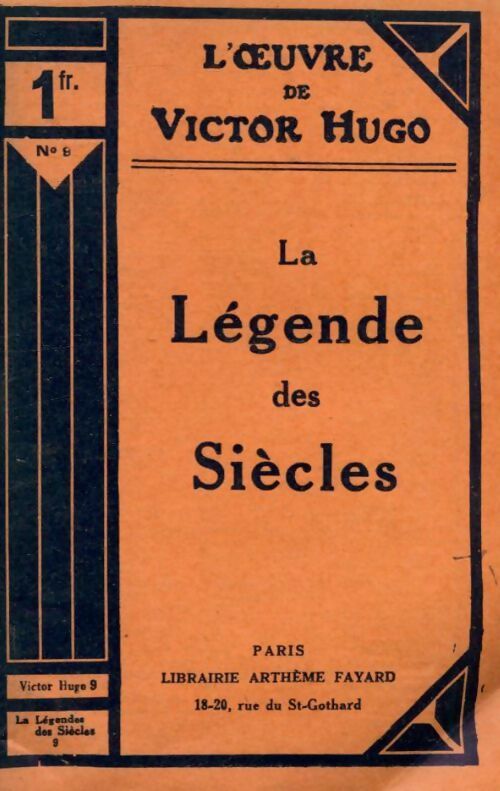 Livrenpoche : La légende des siècles (extraits) - Victor Hugo - Livre