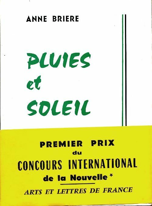 Livrenpoche : Pluies et soleil - Anne Brière - Livre