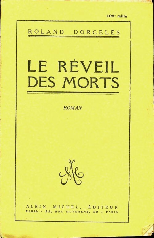 Livrenpoche : Le réveil des morts - Roland Dorgelès - Livre