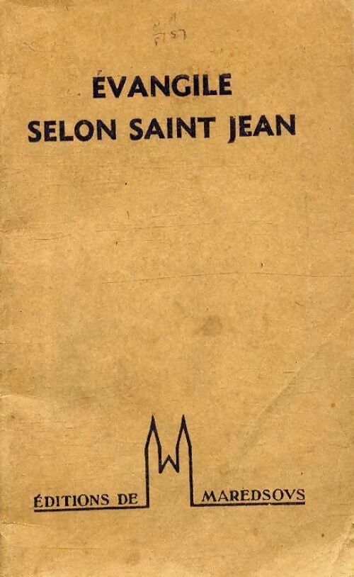 Livrenpoche : Évangile selon St Jean - La Bonne Nouvelle - Livre