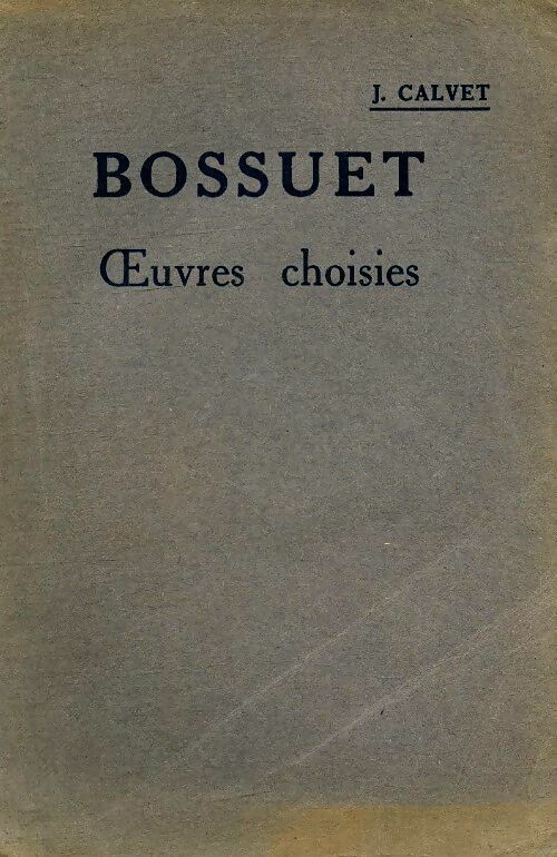 Livrenpoche : Oeuvres choisies - Bossuet - Livre