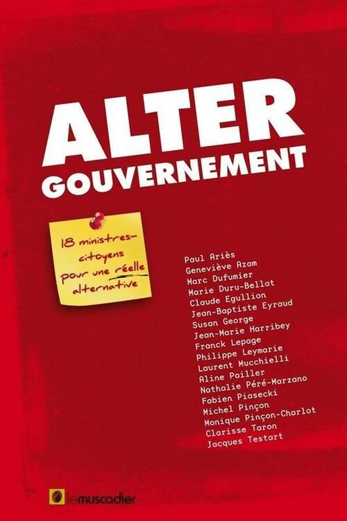 Livrenpoche : Alter gouvernement - Collectif - Livre