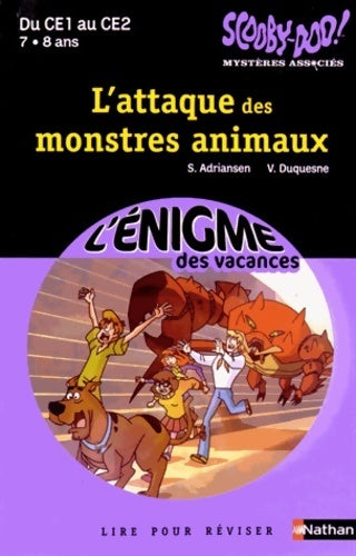 Livrenpoche : L'attaque des monstres animaux CE1 - CE2 - Sophie Adriansen - Livre