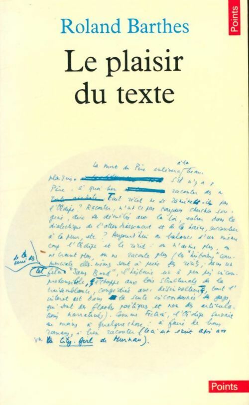 Livrenpoche : Le plaisir du texte - Roland Barthes - Livre
