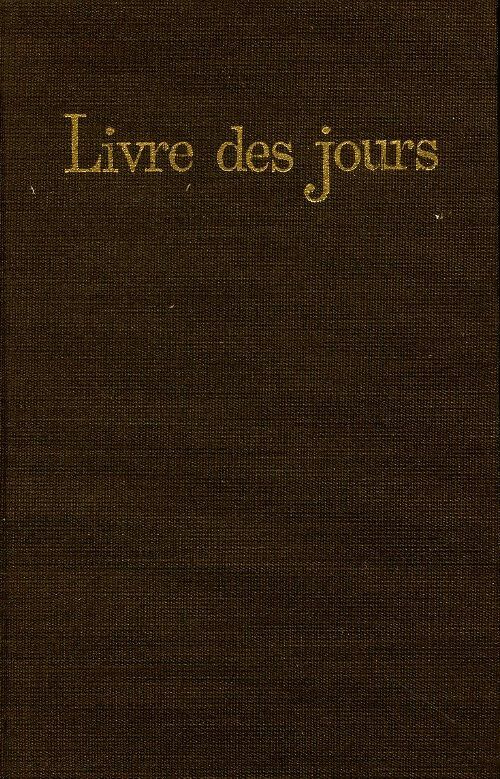 Livrenpoche : Le livre des jours - Collectif - Livre