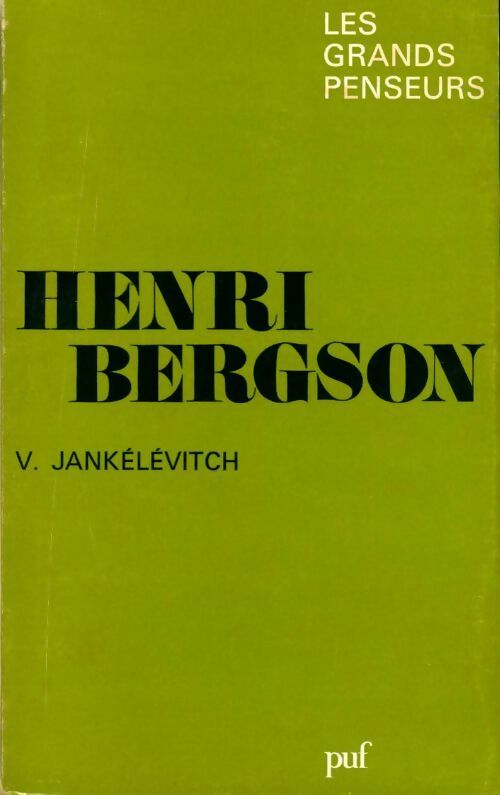 Livrenpoche : Henri Bergson - Vladimir Jankélévitch - Livre