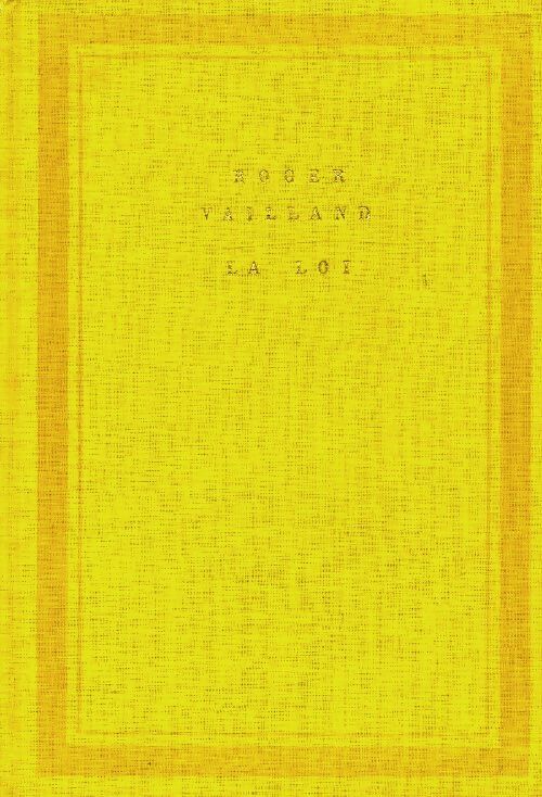 Livrenpoche : La loi - Roger Vailland - Livre