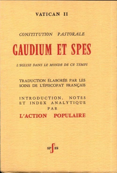 Livrenpoche : Vatican II. Constitution pastorale. L'Eglise dans le monde de ce temps - Collectif - Livre