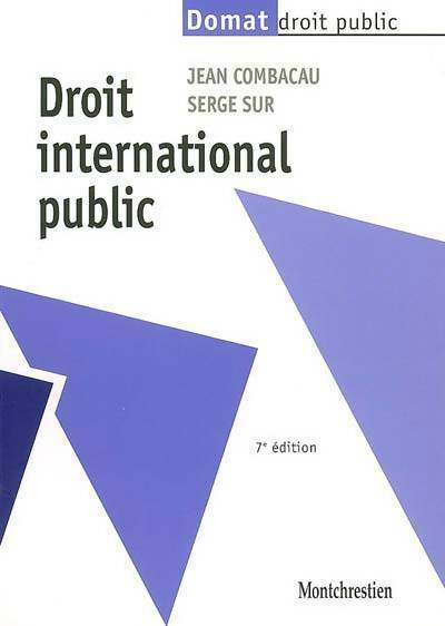 Livrenpoche : Droit international public - Jean Combacau - Livre