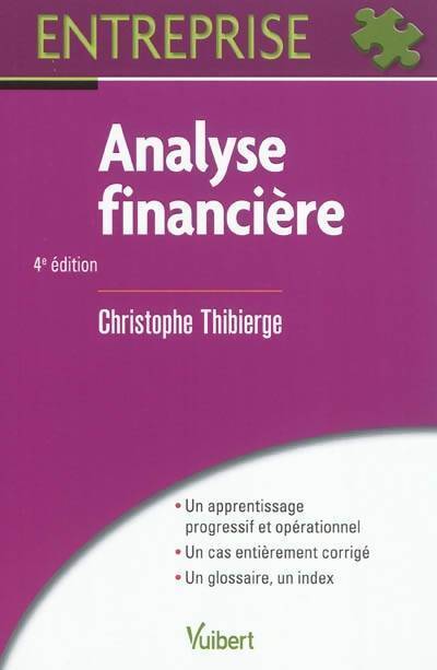 Analyse financière - Christophe Thibierge - Livre