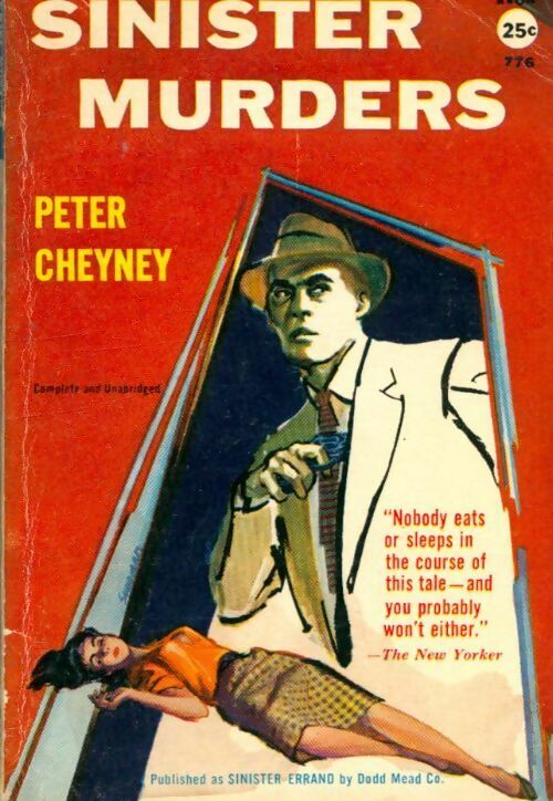 Livrenpoche : Sinister murders - Peter Cheyney - Livre