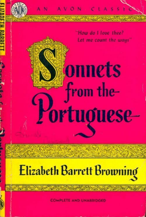 Livrenpoche : Sonnets from the Portuguese - Elizabeth Barrett Browning - Livre