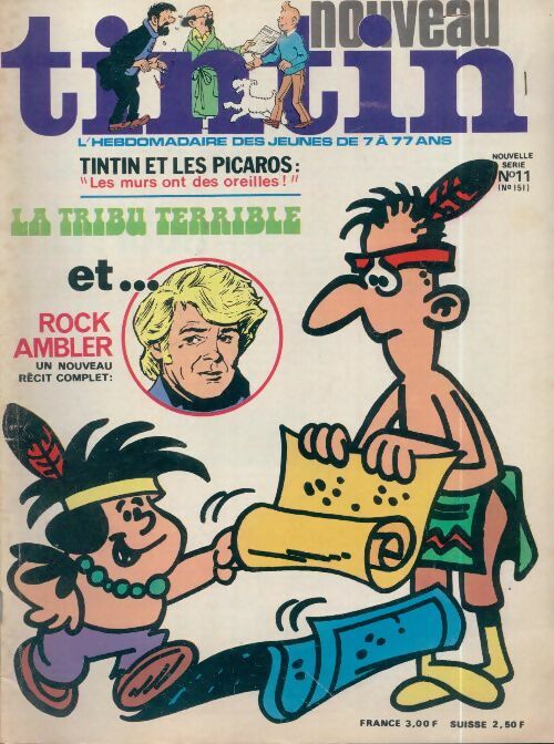 Livrenpoche : Tintin nouveau n°11 : La tribu terrible - Collectif - Livre