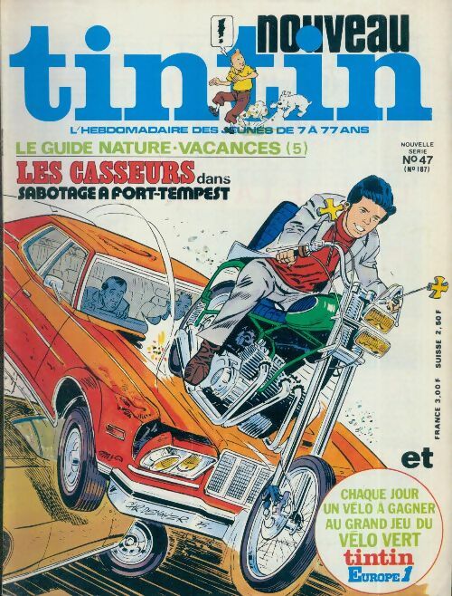 Livrenpoche : Tintin nouveau n°47 : Le guide nature vacances (5) / Les casseurs - Collectif - Livre