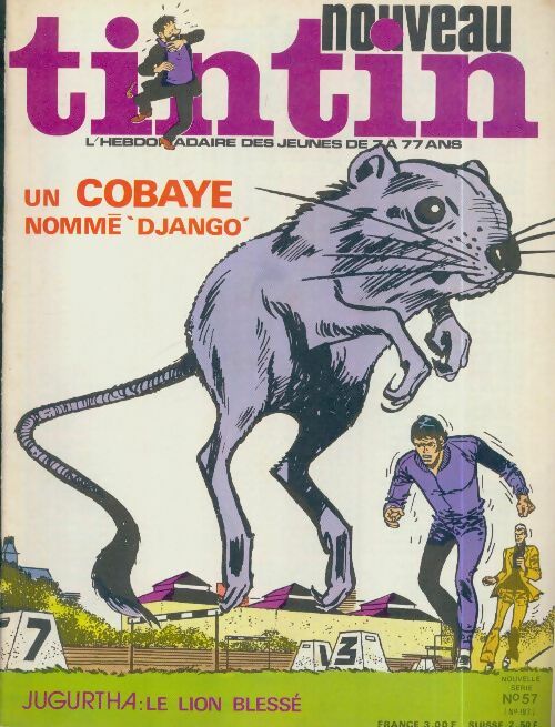 Livrenpoche : Tintin nouveau n°57 : Un cobaye nommé Django - Collectif - Livre