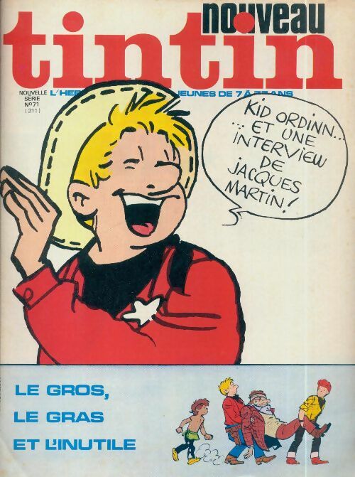 Livrenpoche : Tintin nouveau n°71 : Le gros, le gras et l'inutile - Collectif - Livre