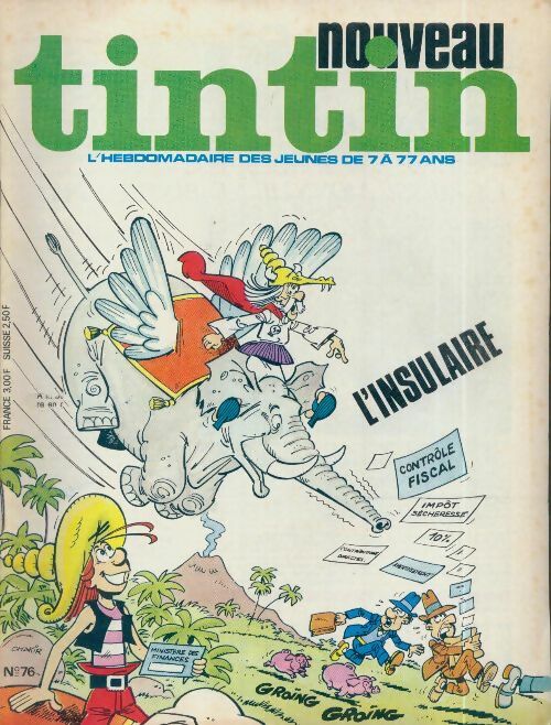 Livrenpoche : Tintin nouveau n°76 : L'insulaire - Collectif - Livre