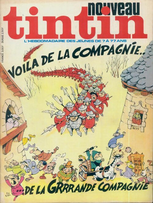 Livrenpoche : Tintin nouveau n°77 : Voilà de la compagnie - Collectif - Livre