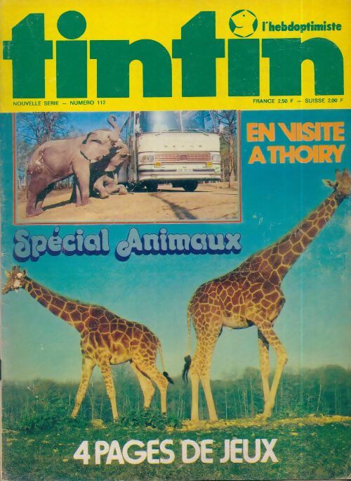 Livrenpoche : Tintin (nouvelle série) n°112 : Spécial animaux - Collectif - Livre