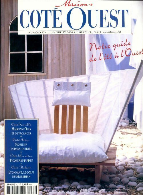 Livrenpoche : Maisons Côté Ouest n°52: Guide de l'été - Collectif - Livre