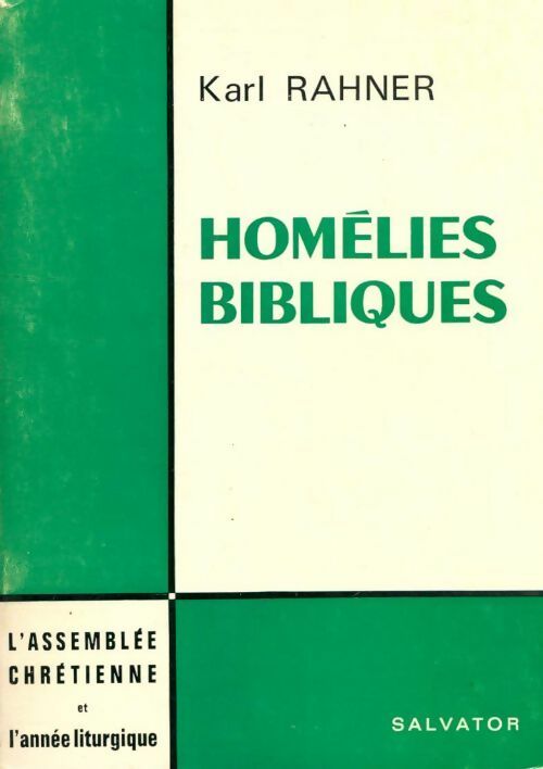 Livrenpoche : Homélies bibliques - Karl Rahner - Livre
