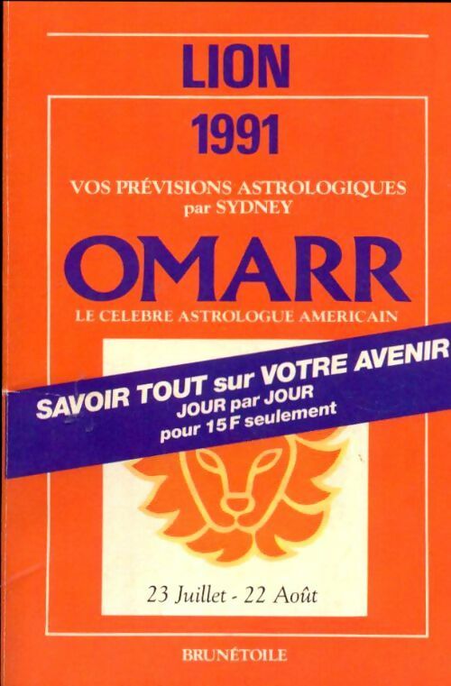 Livrenpoche : Lion 1991 - Sydney Omarr - Livre