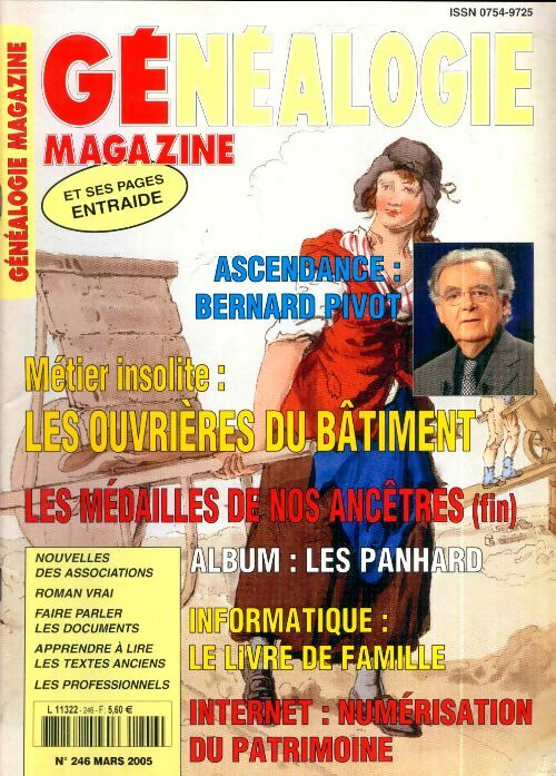 Livrenpoche : Généalogie Magazine n°246 : Les ouvriers du bâtiment - Collectif - Livre