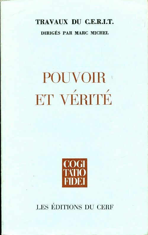 Livrenpoche : Pouvoir et vérité - Collectif - Livre
