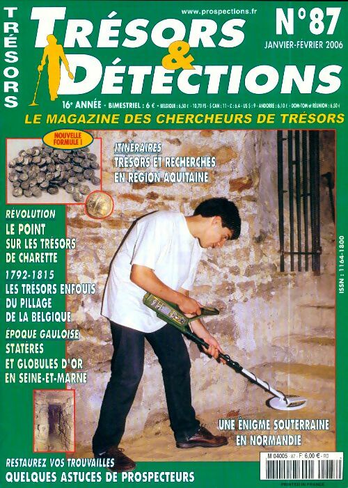 Livrenpoche : Trésors & détections n°87 - Collectif - Livre