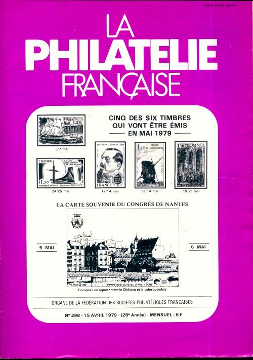 La philatélie française n°298 - Collectif -  La philatélie française - Livre