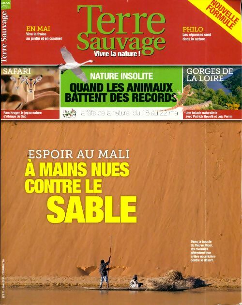 Livrenpoche : Terre sauvage n°271 : A mains nues contre les sables - Collectif - Livre