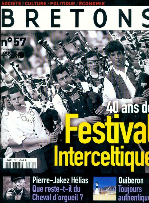 Livrenpoche : Bretons n°57 : 40 ans de festival interceltique - Collectif - Livre