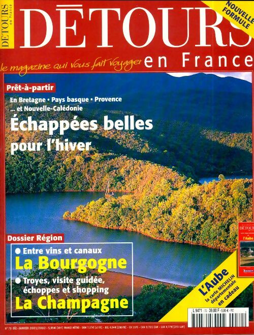 Livrenpoche : Détours en France n°70 : Echappées belles pour l'hiver - Collectif - Livre