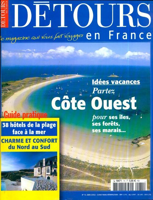 Livrenpoche : Détours en France n°74 : Côté Ouest - Collectif - Livre