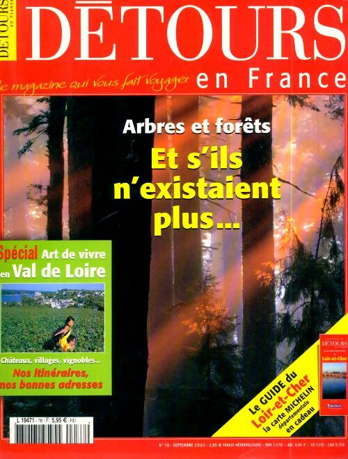 Livrenpoche : Détours en France n°76 : Arbres et forêts - Collectif - Livre