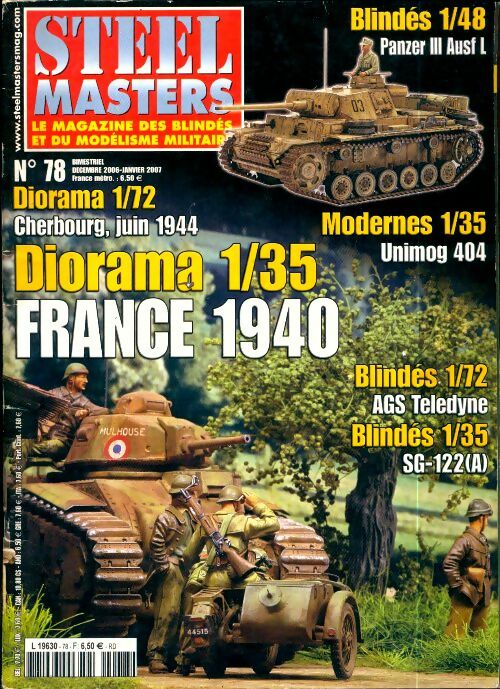 Livrenpoche : Steel masters n°78 : Diorama France 1940 - Collectif - Livre