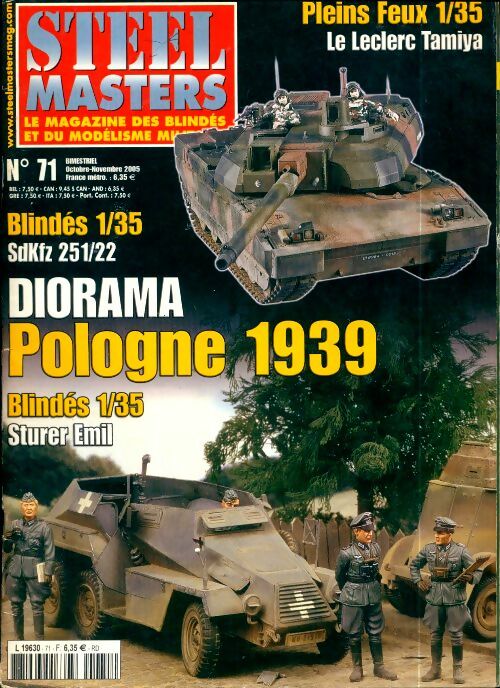 Livrenpoche : Steel masters n°71 : Pologne 1939 - Collectif - Livre