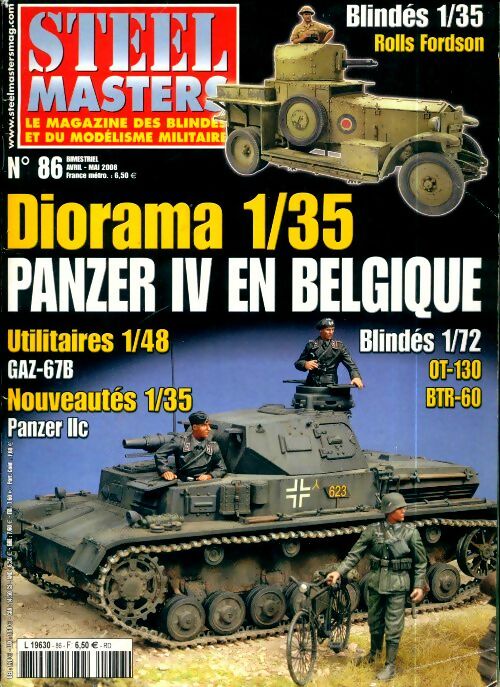 Livrenpoche : Steel masters n°86 : Panzer IV en Belgique - Collectif - Livre