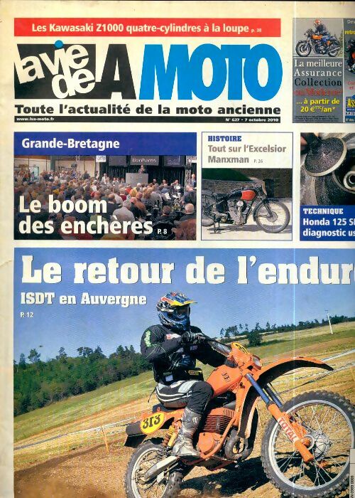 Livrenpoche : La vie de la moto n°627 : Le retour de l'enduro - Collectif - Livre