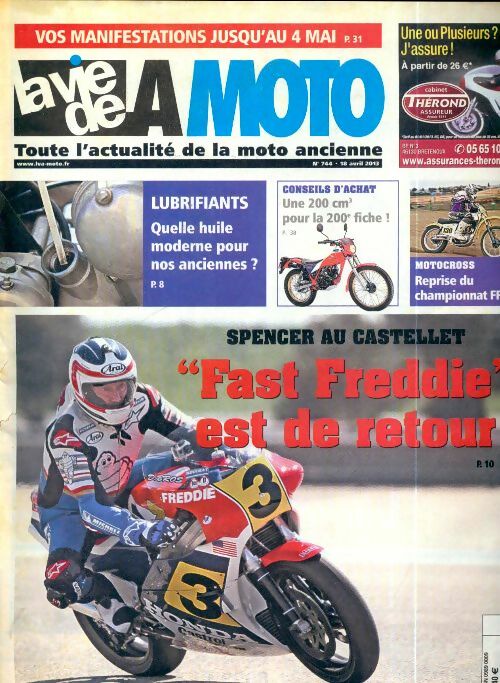 Livrenpoche : La vie de la moto n°744 : Fast Freddie est de retour - Collectif - Livre