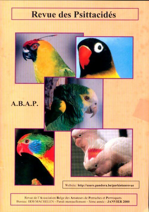 Livrenpoche : Revue des Psittacidés 5e année Janvier 2000 - Collectif - Livre