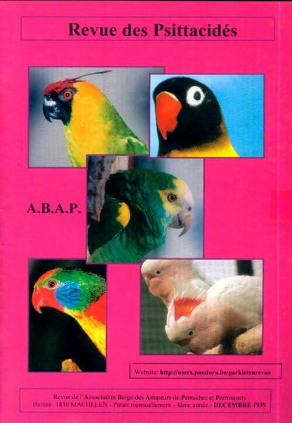 Livrenpoche : Revue des Psittacidés 4e année Décembre 1999 - Collectif - Livre
