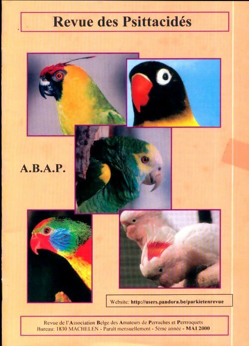 Livrenpoche : Revue des Psittacidés 5e année Mai 2000 - Collectif - Livre