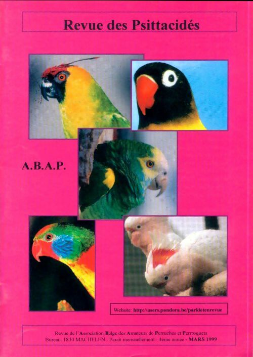Livrenpoche : Revue des Psittacidés 4e année Mars 1999 - Collectif - Livre