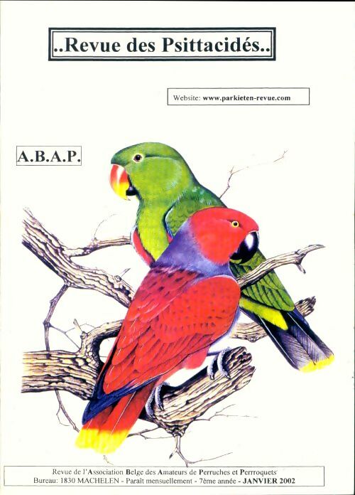 Livrenpoche : Revue des Psittacidés 7e année Janvier 2002 - Collectif - Livre