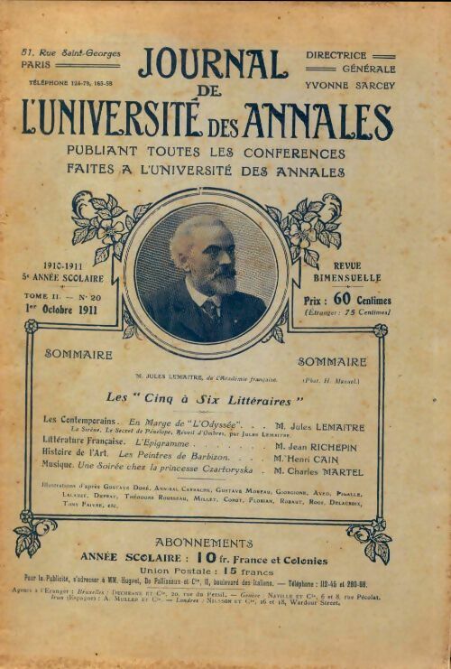 Livrenpoche : Journal de l'université des annales n°20 5e année - Collectif - Livre