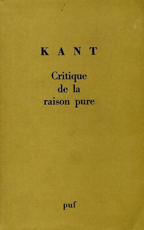 Livrenpoche : Critique de la raison pure - Emmanuel Kant - Livre